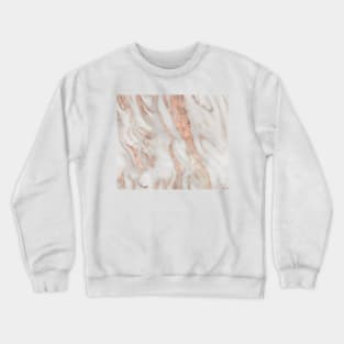 Civezza - rose gold marble Crewneck Sweatshirt